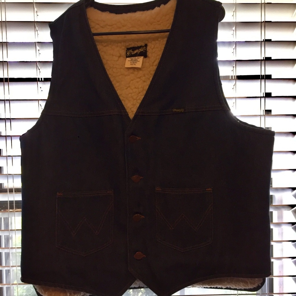 VINTAGE (1970s) WRANGLER DENIM VEST